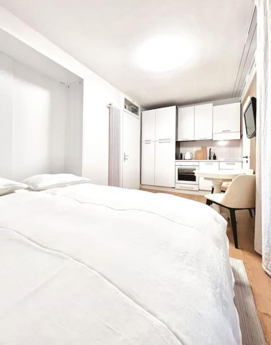 Bright Tiny Studio - Shared Pool & Sauna - Free Parking - Air Condition Muralto Exterior photo